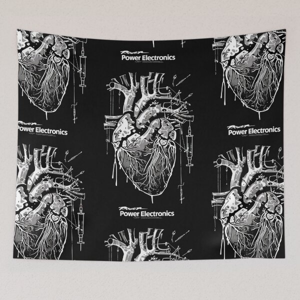 Item preview, Anatomical Heart Power electronics - Dark, Industrial Graphic Art designed and sold by Piotrek0001.