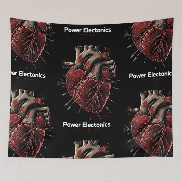 Item preview, Anatomical Heart Power electronics - Dark, Industrial Graphic Art designed and sold by Piotrek0001.