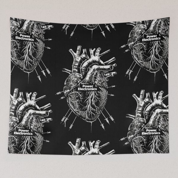 Item preview, Anatomical Heart Power electronics - Dark, Industrial Graphic Art designed and sold by Piotrek0001.