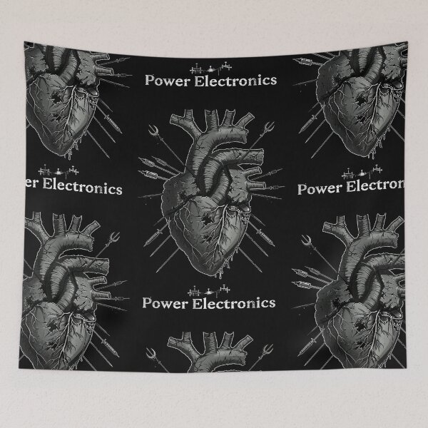 Item preview, Anatomical Heart Power electronics - Dark, Industrial Graphic Art designed and sold by Piotrek0001.