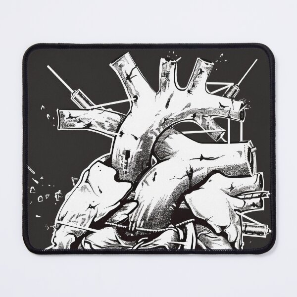 Item preview, Anatomical Heart Power electronics - Dark, Industrial Graphic Art designed and sold by Piotrek0001.