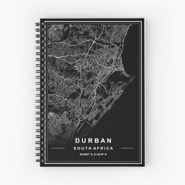 Item preview, Durban Map designed and sold by SHAMPAIN-ART-CO.