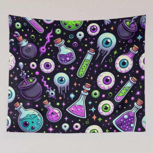 Item preview, Spooky Potion Eyeball Pattern designed and sold by JavisSRDesign.