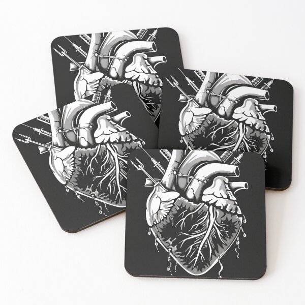 Item preview, Anatomical Heart Power electronics - Dark, Industrial Graphic Art designed and sold by Piotrek0001.