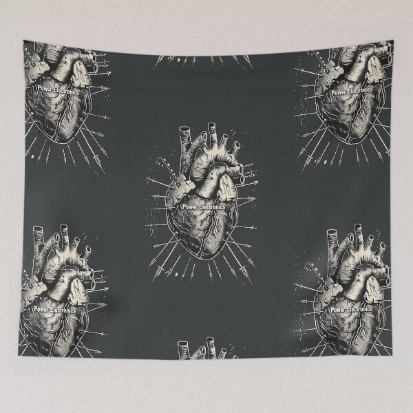 Item preview, Anatomical Heart Power electronics - Dark, Industrial Graphic Art designed and sold by Piotrek0001.
