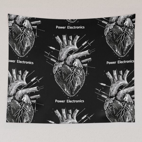 Item preview, Anatomical Heart Power electronics - Dark, Industrial Graphic Art designed and sold by Piotrek0001.