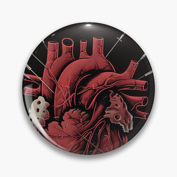 Item preview, Anatomical Heart Power electronics - Dark, Industrial Graphic Art designed and sold by Piotrek0001.