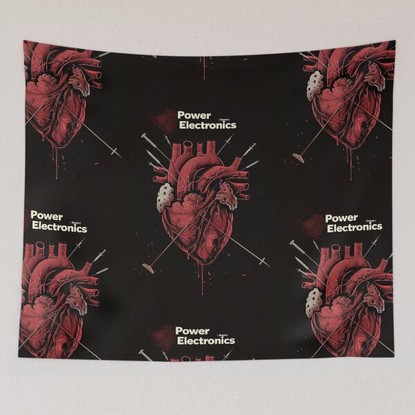 Item preview, Anatomical Heart Power electronics - Dark, Industrial Graphic Art designed and sold by Piotrek0001.