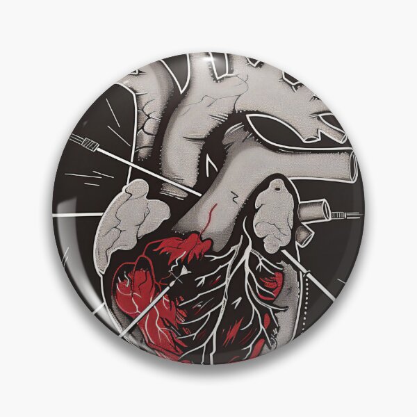 Item preview, Anatomical Heart Power electronics - Dark, Industrial Graphic Art designed and sold by Piotrek0001.