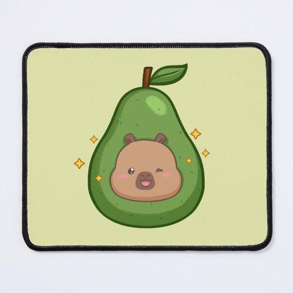 Item preview, Cute Avacado Capybara Illustration designed and sold by CapyFun.