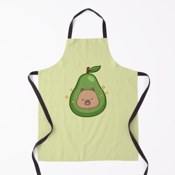 Item preview, Cute Avacado Capybara Illustration designed and sold by CapyFun.