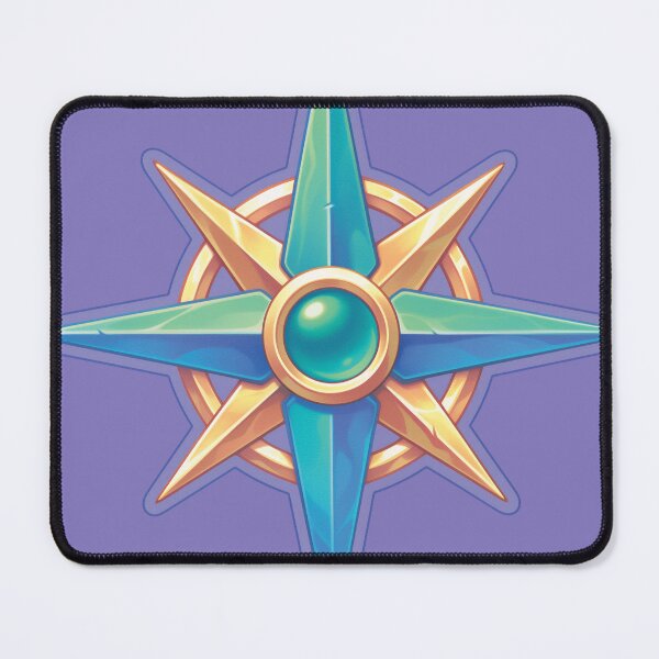 Item preview, Celestial Compass Star - Mystical Navigation Symbol designed and sold by Myndari.
