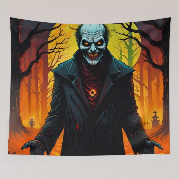 Item preview, Halloween Demon Haunting the Dark Forest designed and sold by GrizzlyCollective.