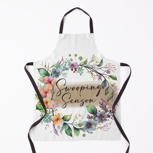 Item preview, Swooping Season Floral Spring Wreath - floral leafy watercolour wreath with bees for Springtime Decor designed and sold by Chestnut Falls Studio.