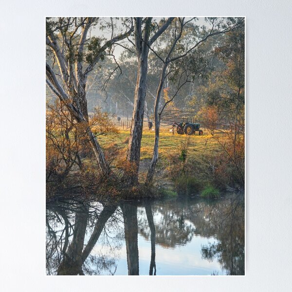 Item preview, Country Morning, Myrtleford designed and sold by Harry Oldmeadow.