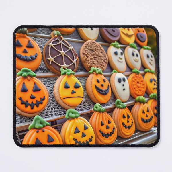 Item preview, Halloween cookies on a trailer ready to eat designed and sold by PatternBestFan.