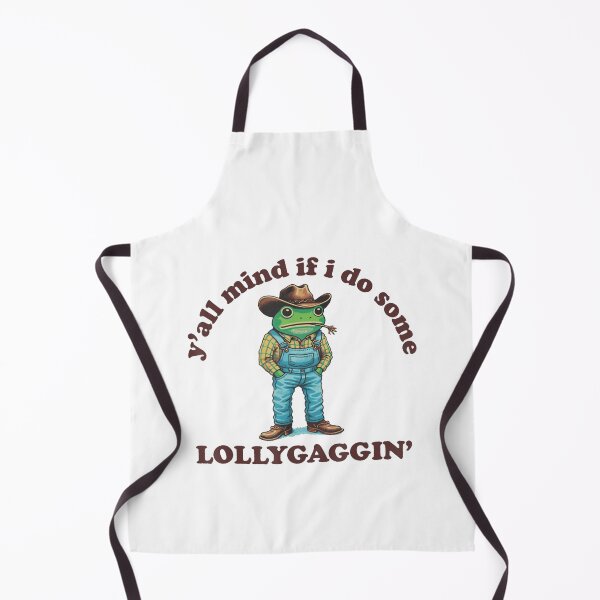 Item preview, Y'all Mind If I Do Some Lollygagging Cowboy Frog Funny designed and sold by LeoVargasVelha.