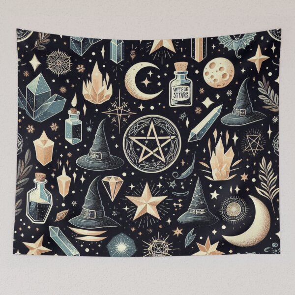 Item preview, Celestial Witchcraft Magic Pattern designed and sold by JavisSRDesign.
