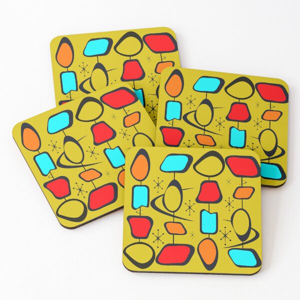 Item preview, retro 1950s style abstract pattern designed and sold by pauloneill-art.