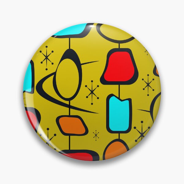 Item preview, retro 1950s style abstract pattern designed and sold by pauloneill-art.