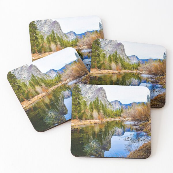 Item preview, Stunning Yosemite Three Brothers Mountain Reflection in RiverStunning designed and sold by Yogibear & Rachelle .
