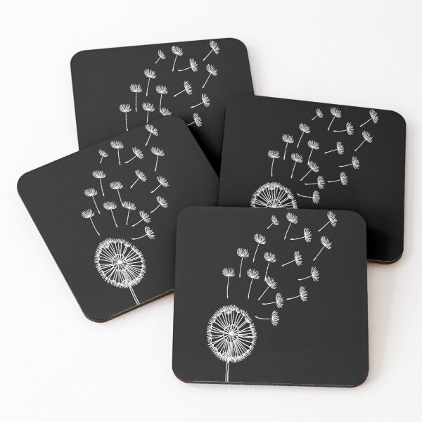 Item preview, Whispers in the Wind, dandelion line art designed and sold by sulton7.