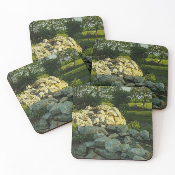 Item preview, A view of a park with stones and water designed and sold by dabingboshi.