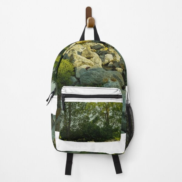 Item preview, A view of a park with stones and water designed and sold by dabingboshi.