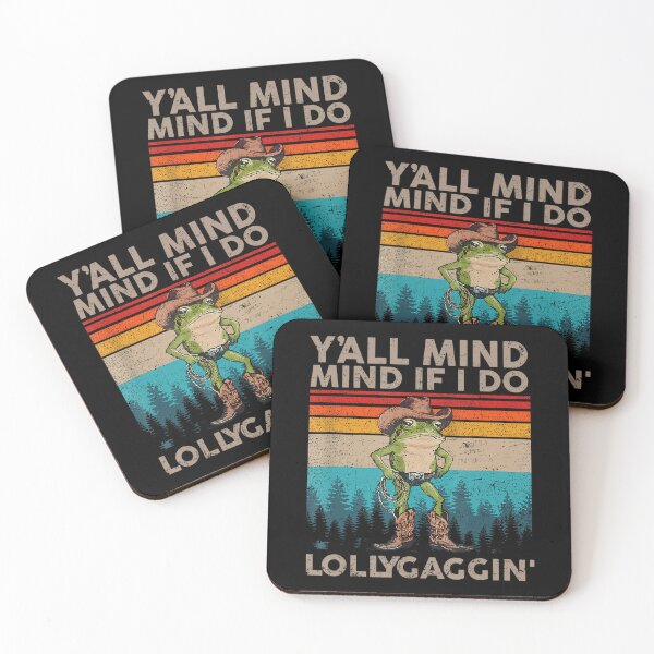 Item preview, Y'all Mind If I Do Some Lollygagging Cowboy Frog Vintage designed and sold by LeoVargasVelha.