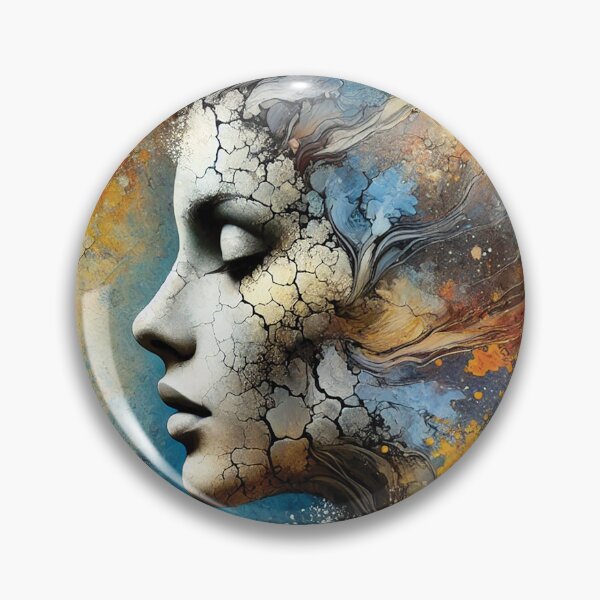 Item preview, abstract textures of woman's face designed and sold by Random Designs.