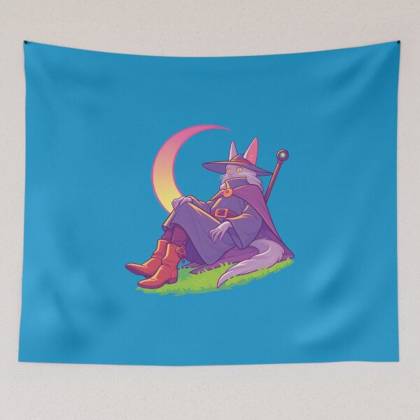Item preview, Wizard Cat - Mystical Feline in Moonlit Magic designed and sold by Myndari.