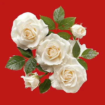Artwork thumbnail, White Roses - Roses Collection by Styled by Anne