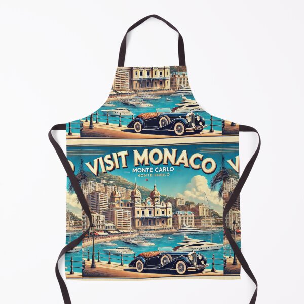 Item preview, Luxury Monaco Travel Poster with Bentley Brooklands designed and sold by Meta2Physical.