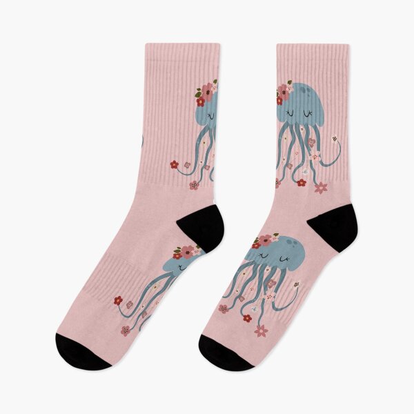 Item preview, Cute floral jellyfish designed and sold by AnulaArt.