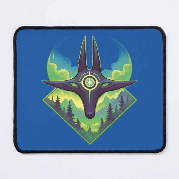Item preview, Lunar Fox Spirit - Mystical Night Guardian designed and sold by Myndari.