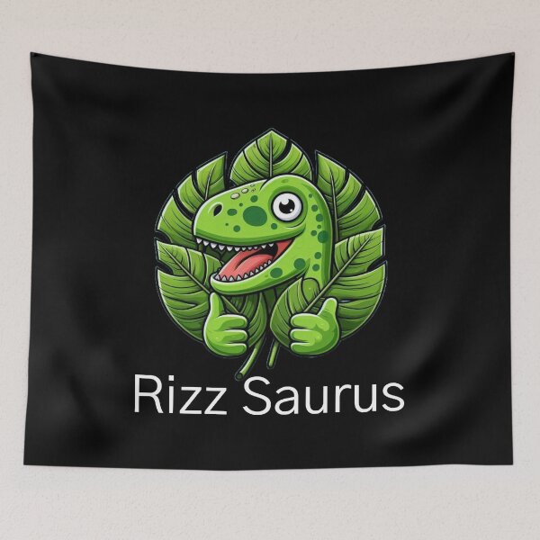 Artikelvorschau, RizzSuarus Slang-Trendwort, Rizz, lustiger Dino, lustiges Rizz-T-Shirt entworfen und verkauft von WorlDigitalArts.