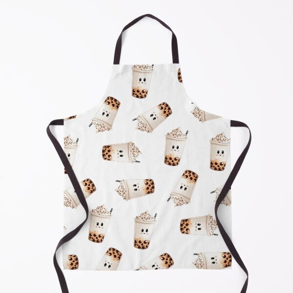 Item preview, Latte Madness seamless pattern with sweet drink and chocolate balls designed and sold by natalidesign.