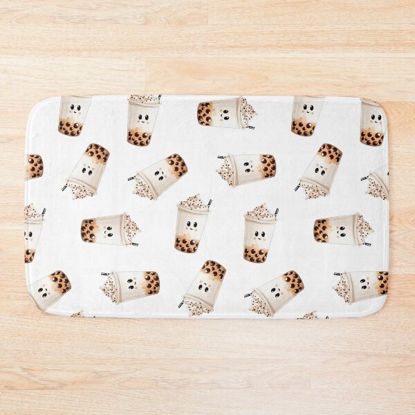 Item preview, Latte Madness seamless pattern with sweet drink and chocolate balls designed and sold by natalidesign.