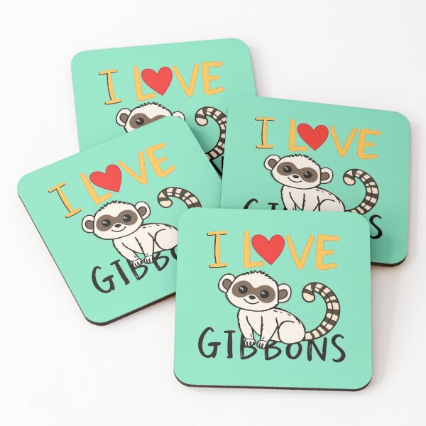 Item preview, I love gibbons designed and sold by GasconyPassion.