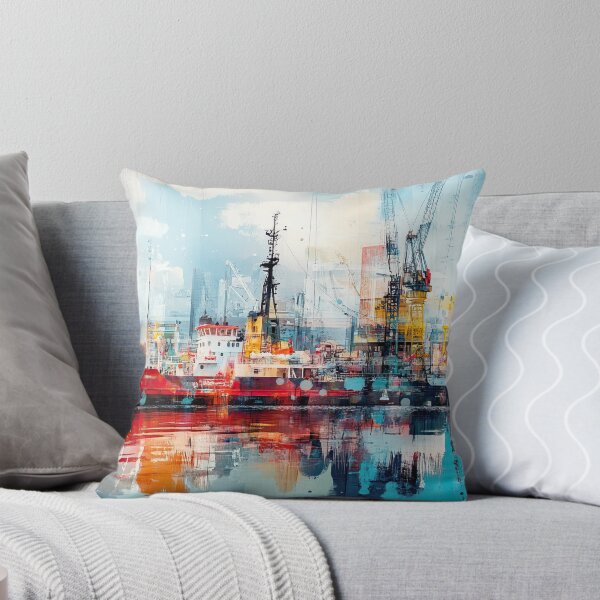 Item preview, Rotterdam port in popping colours designed and sold by mood-creator.