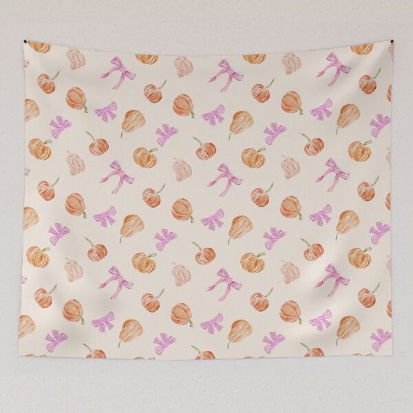 Item preview, Cute Pink Bows and Pumpkins &Preppy Coquette Aesthetics designed and sold by aneladesigns.