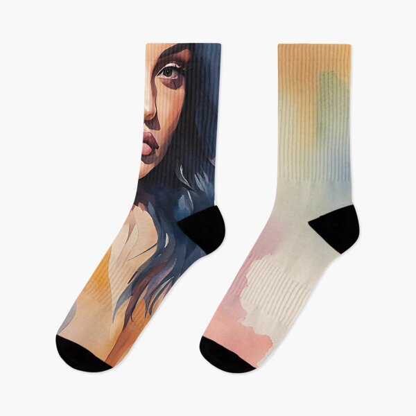 Item preview, Beautiful Kylie Jenner Watercolor Painting  designed and sold by Juana-.