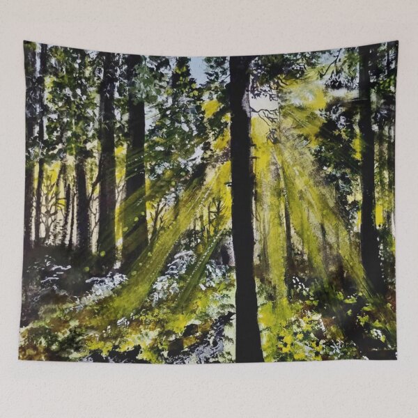 Item preview, Sunshower at sunrise (watercolours) designed and sold by SharonVallis.