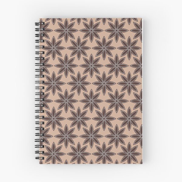 Item preview, Star Anise Pattern on Beige, Christmas Spice designed and sold by scome.