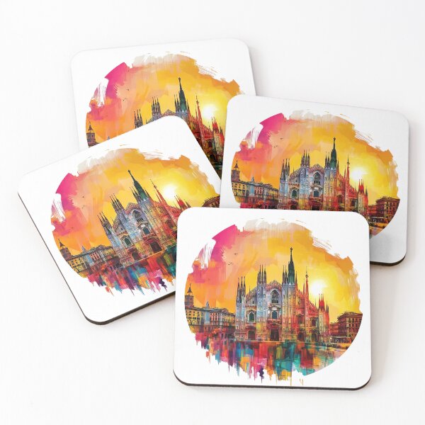 Item preview, Duomo Dreamscape: Colors of Milan  T-Shirt designed and sold by SnapStylegoods.