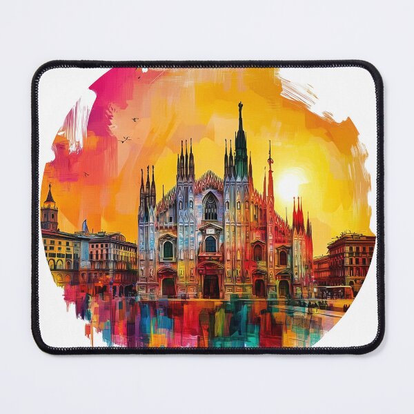 Item preview, Duomo Dreamscape: Colors of Milan T-Shirt designed and sold by SnapStylegoods.