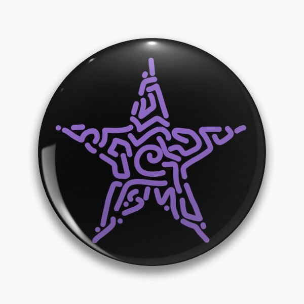 Item preview, Purple doodle star designed and sold by honeyehshu.