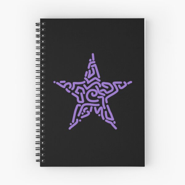 Item preview, Purple doodle star designed and sold by honeyehshu.