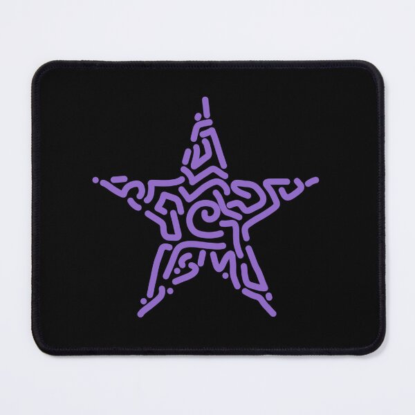 Item preview, Purple doodle star designed and sold by honeyehshu.
