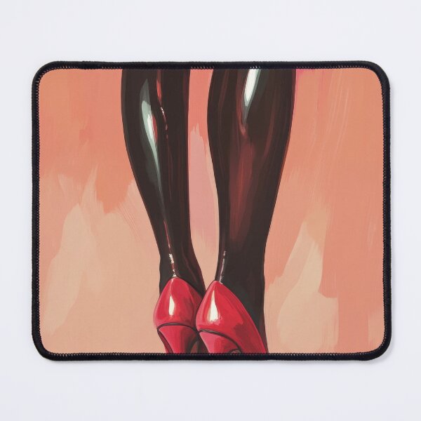 Item preview, red heels and latex leggings designed and sold by mood-creator.